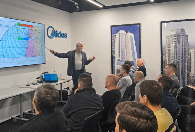 «VRF — это просто»: «Даичи» обучила более 80 специалистов в рамках семинаров по системам Midea ATOM